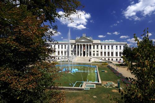 Szeged, Móra Ferenc Múzeum-stock-foto