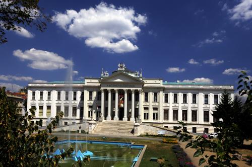 Szeged, Móra Ferenc Múzeum-stock-foto