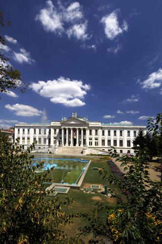 Szeged, Móra Ferenc Múzeum-stock-foto