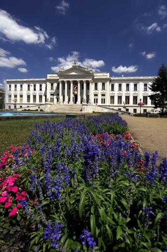 Szeged, Móra Ferenc Múzeum-stock-foto