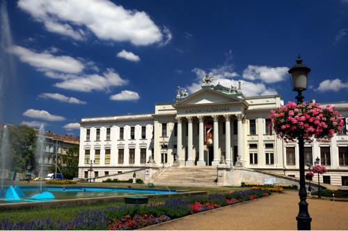 Szeged, Móra Ferenc Múzeum-stock-foto