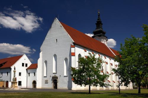 Szegedi ferences templom és kolostor-stock-foto