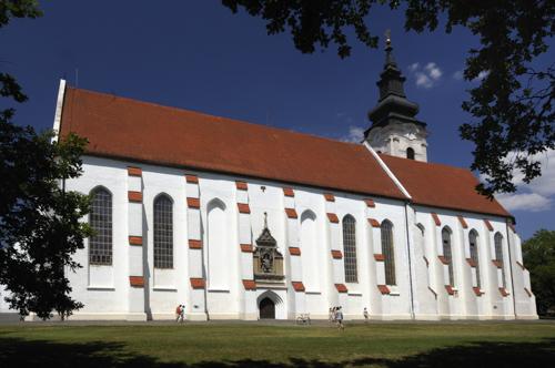 Szegedi ferences templom és kolostor-stock-foto