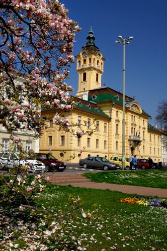 Szeged, Városháza-stock-foto