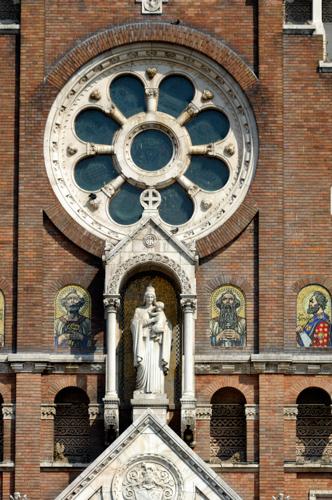 Szeged, Fogadalmi templom-stock-foto