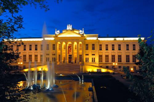 Szeged, Móra Ferenc Múzeum-stock-foto
