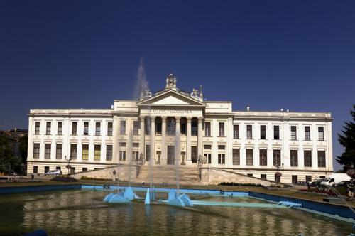 Szeged, Móra Ferenc Múzeum-stock-foto