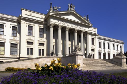 Szeged, Móra Ferenc Múzeum-stock-foto