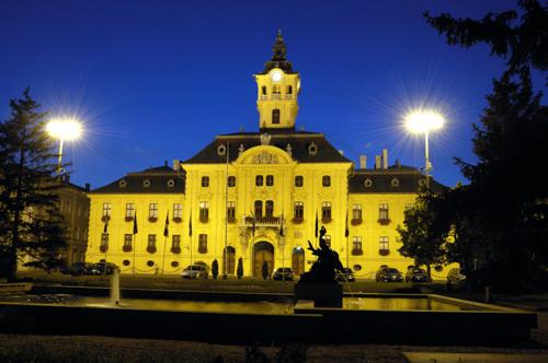 Szeged, Városháza-stock-foto