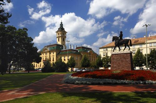 Szeged, Városháza-stock-foto