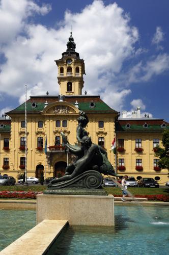 Szeged, Városháza-stock-foto
