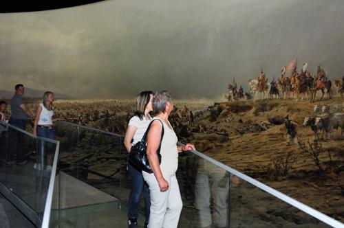 Ópusztaszer, Feszty-körkép-stock-foto