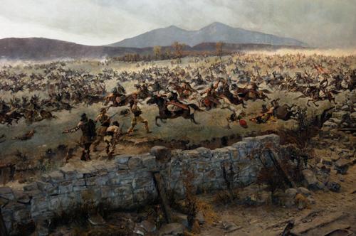 Ópusztaszer, Feszty-körkép-stock-foto