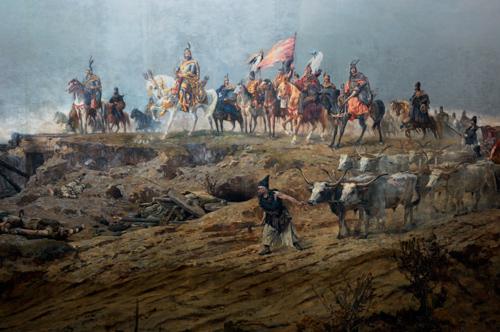 Ópusztaszer, Feszty-körkép-stock-foto