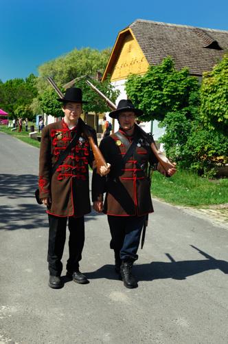 Ópusztaszer, Szabadtéri néprajzi gyűjtemény-stock-foto