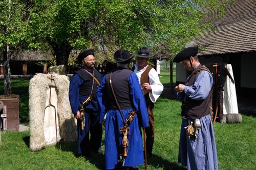 Ópusztaszer, Szabadtéri néprajzi gyűjtemény-stock-foto