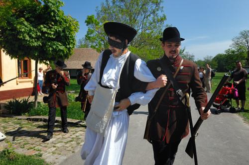 Ópusztaszer, Szabadtéri néprajzi gyűjtemény-stock-foto