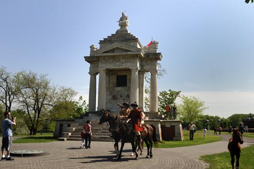 Ópusztaszer, Árpád-emlékmű-stock-foto