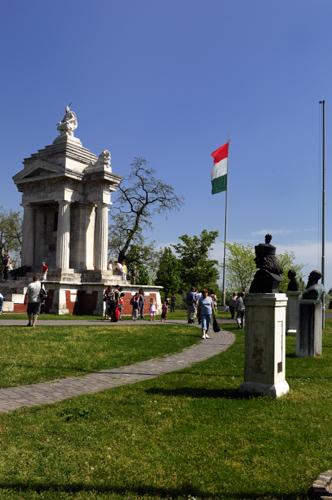 Ópusztaszer, Árpád-emlékmű-stock-foto