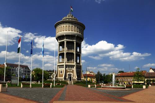 Szeged, Víztorony-stock-foto