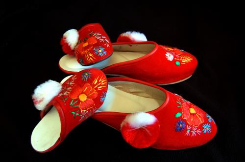 A szegedi papucs-stock-foto