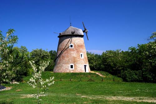 Szegvár, Pusztai-féle szélmalom-stock-foto