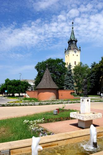 Hajdúnánás, Református templom-stock-foto