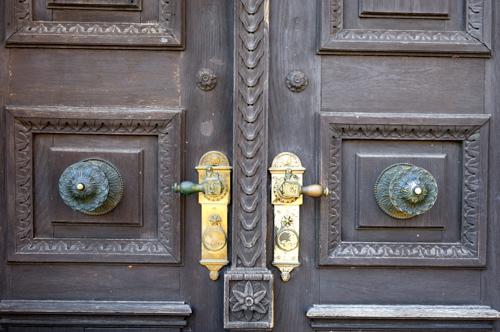 Debrecen, Református nagytemplom-stock-foto