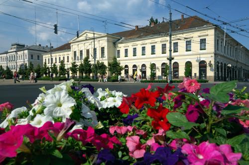 Debrecen, Városháza-stock-foto