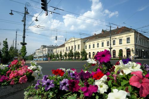 Debrecen, Városháza-stock-foto