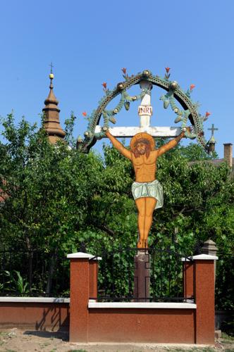 Feszület Nyíracsádon-stock-foto