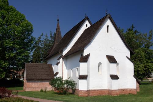 Nyíracsád, Árpád-kori műemlék Református templom-stock-photo