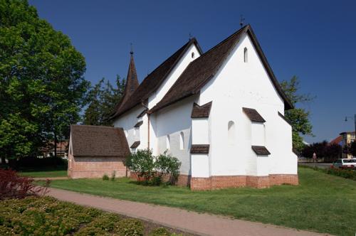 Nyíracsád, Árpád-kori műemlék Református templom-stock-photo