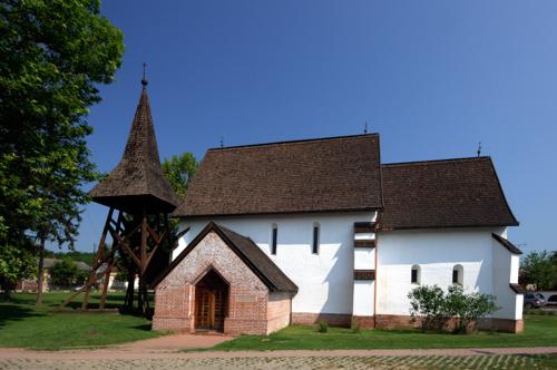 Nyíracsád, Árpád-kori műemlék Református templom-stock-photo
