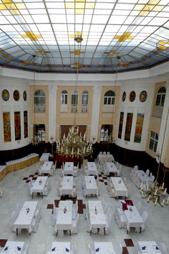 Debrecen, Grand Hotel Aranybika-stock-photo
