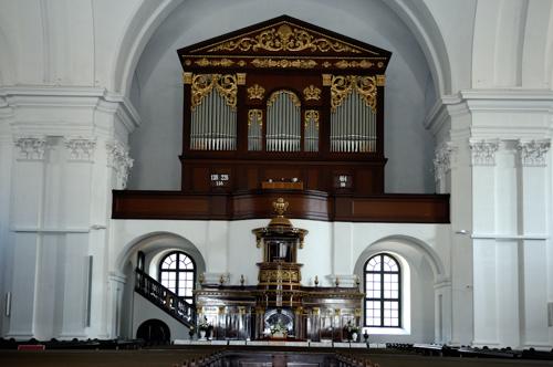 Debrecen, Református nagytemplom-stock-foto