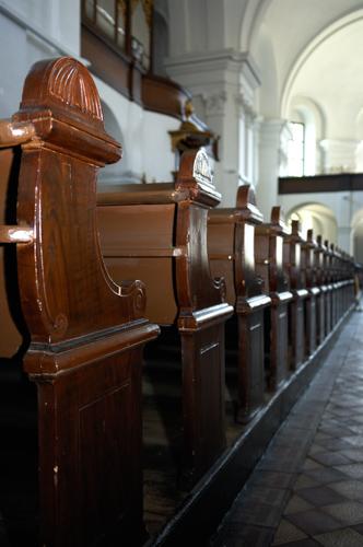 Debrecen, Református nagytemplom-stock-foto