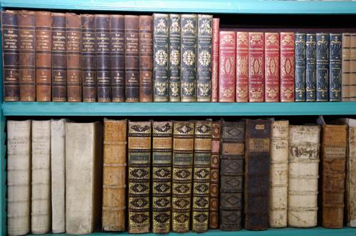 A Debreceni Református Kollégium Nagykönyvtára-stock-foto