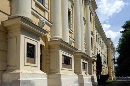 A Debreceni Református Kollégium-stock-foto