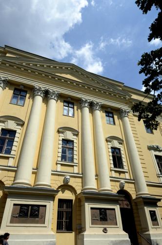 A Debreceni Református Kollégium-stock-foto