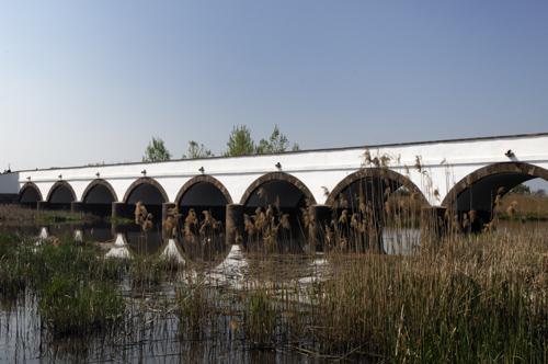 A hortobágyi Kilenclyukú híd-stock-photo