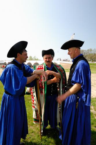 Hortobágyi csikósok-stock-foto