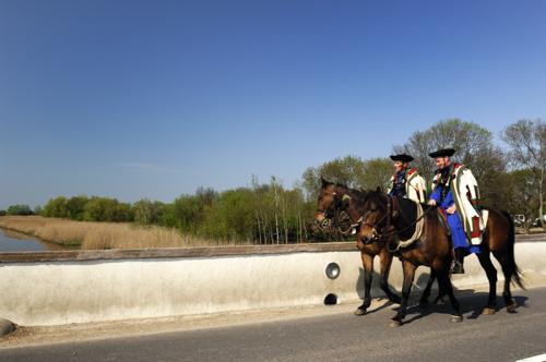 Hortobágyi csikósok-stock-foto