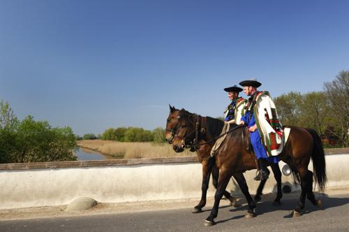 Hortobágyi csikósok-stock-foto