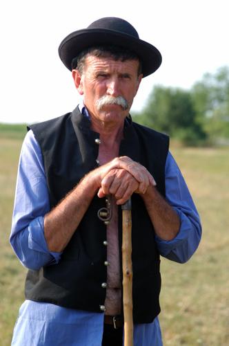Hortobágyi pásztor-stock-foto