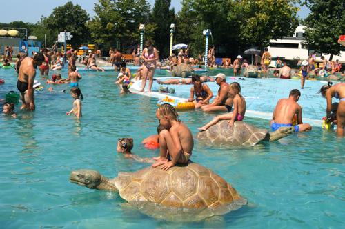 Hajdúszoboszló, Hungarospa Strand- és Gyógyfürdő-stock-foto