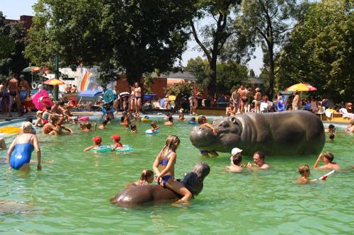 Hajdúszoboszló, Hungarospa Strand- és Gyógyfürdő-stock-photo