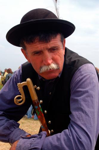 Hortobágyi pásztor-stock-foto