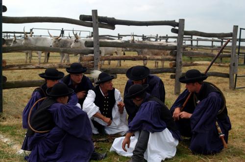 Hortobágyi pásztorok-stock-foto