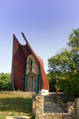Pákozd, Don-kanyar Emlékkápolna-stock-foto